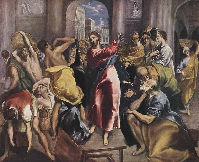 El Greco Christ Driving the Money Changers from the Temple